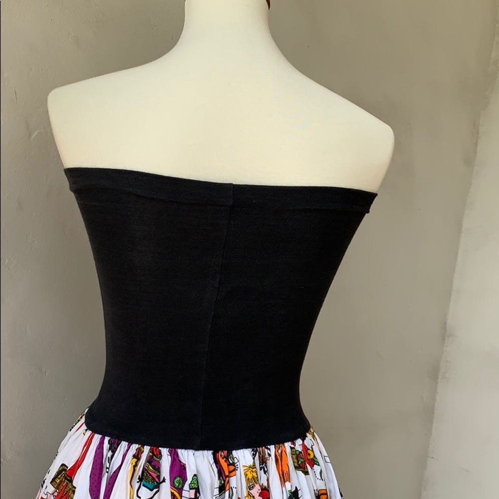Vintage Betsey Johnson Punk Paper-doll Dress Size L - Picture 2 of 8